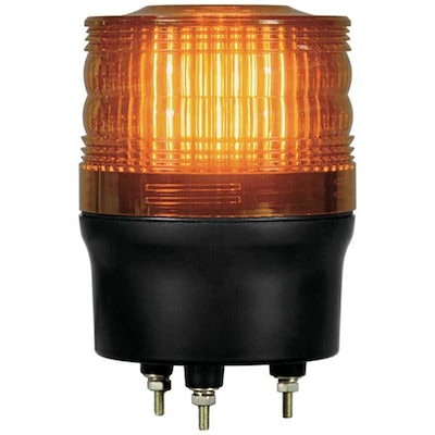 日惠製作所　NIKKEI ニコトーチ90 VL09R型 LED回転灯 90パイ 黄　VL09R-100NY