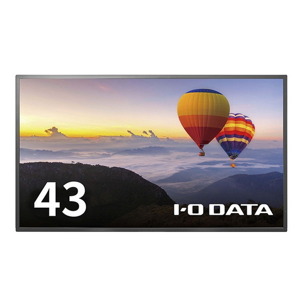 LCD-HU431DB ブラック [43型ワイド液晶ディスプレイ (4K対応)]