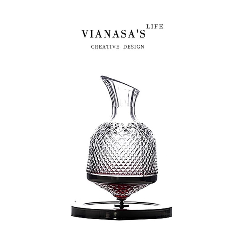 回転デカンター ウイスキーボトル 1500ml ウイスキー ブランデー お酒 デキャンタ デカンタ ピッチャー 高級 面白い ユニーク デカンター ガ