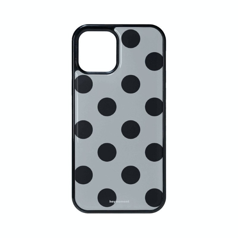 【Hey Moment】gray dot iPhone Case