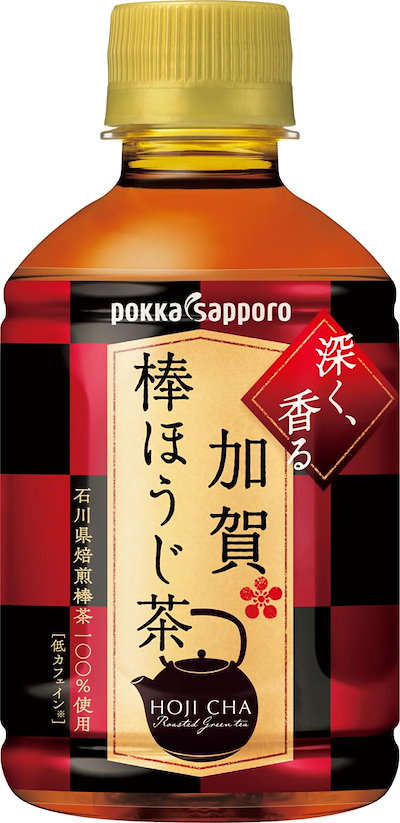 他サイト： ポッカサッポロ 加賀棒ほうじ茶 275ml PET ×24本の商品画像