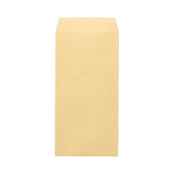 （まとめ） ピース 再生クラフト封筒（薄手タイプ） 長3 50g／m2 枠なし 480-80 1箱（1000枚） 2セット