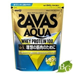 送料無料 明治 ザバス アクア ホエイプロテイン100 レモン風味 840g(約40食分)