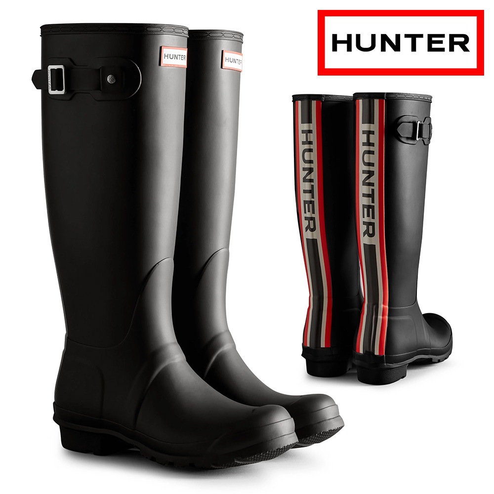 HUNTER レインシューズ レディース WFT2353RMA ハンター W ORI TALL HUNTER TRI COL LOGO BACK BOOT 防水