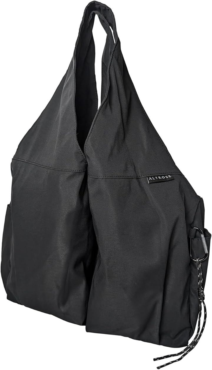 トートバッグ レディース 大容量 a4 軽量 通勤 40代 30代 50代 おしゃれ 大きめ ファスナー ナイロン チャック付き ポケット多い 肩掛け 可愛い R62(ブラック)