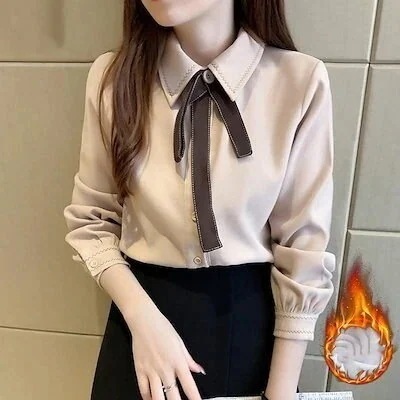今っぽシアーシャツ 冬でもブラウス 冬でもブラウスティアードブラウスシャツブラウス長袖ブラウス韓国