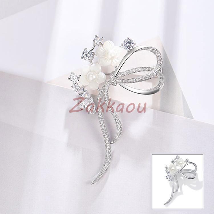 ブローチ コサージュ ストールピン スカーフ留 スカーフリング ブローチ パール ストール留め 入学式 卒業式 入園卒園式 結婚式 母 還暦 彼女 母の日