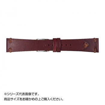Emitta(エミッタ) 時計バンド ブッテーロ 20mm ワイン (美錠:銀) EB-W20