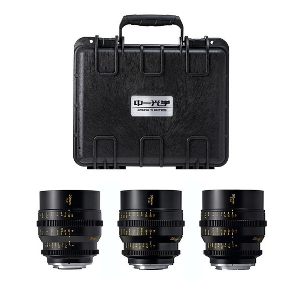 中一光学 SPEEDMASTER T1.0 3SET Z カメラ用交換単焦点レンズ3本セット 20mm T1.0 S35 + 35mm T1.0 S35 + 50mm T1.0 LF/ニコンZマウント