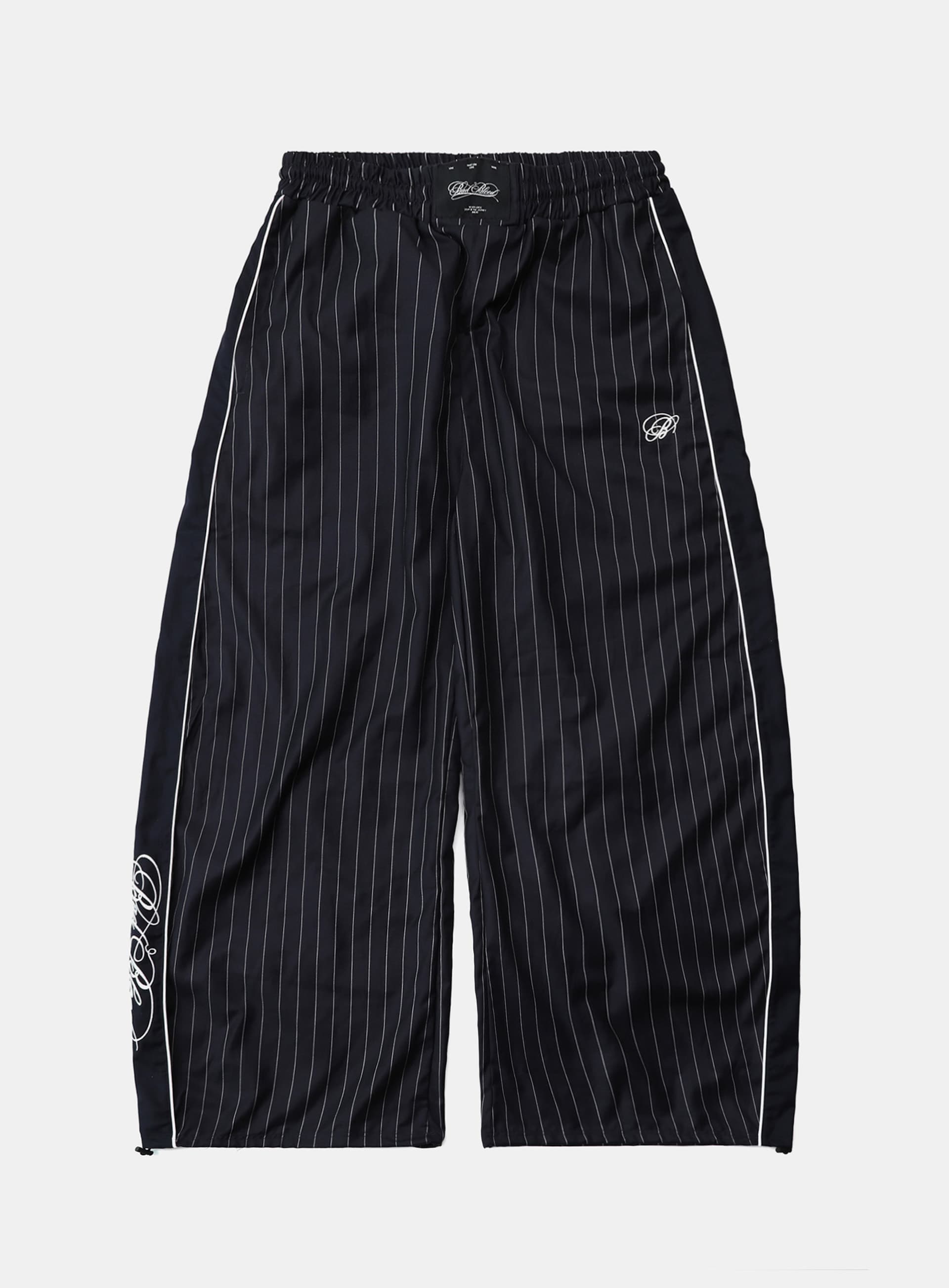 【BADBLOOD】 25FW DARK CLASSIC FINSTIFE TRACK PANTS : NAVY