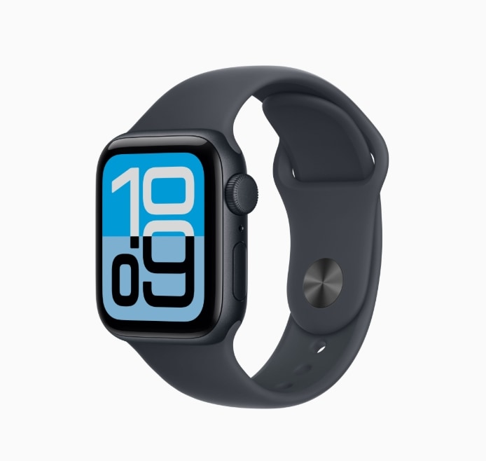 「新品」Apple Watch SE 3 GPSモデル 40mm MEHC4J/A [ミッドナイトスポーツバンド M/L] スマートウォッチ