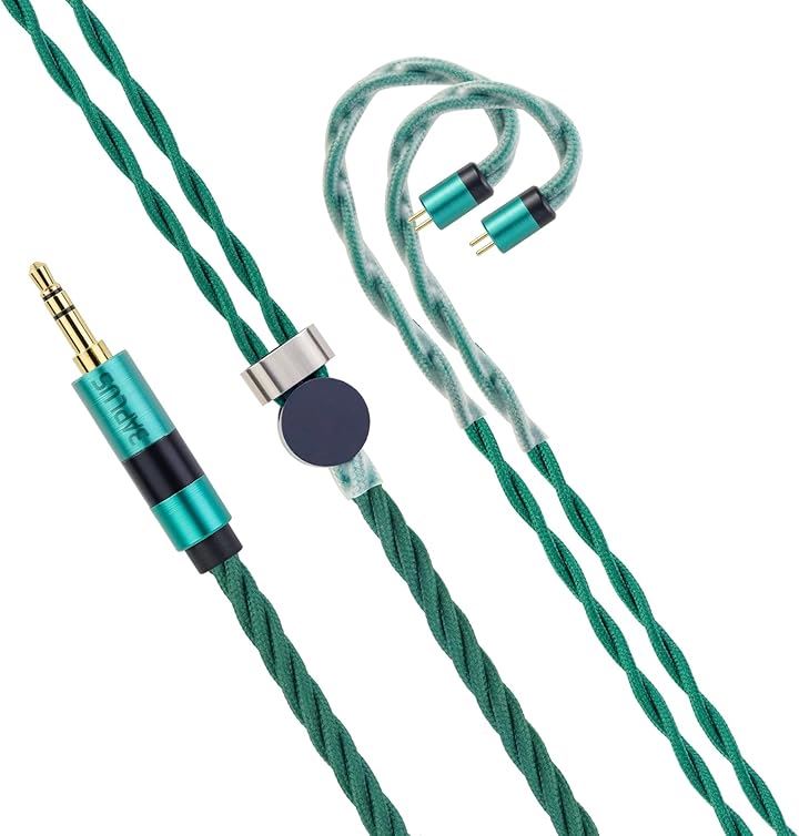 AL65 イヤホンケーブル 2Pin 3.5mm アップグレードケーブル 6N 銀メッキ OCC 4芯 交換用ケーブル FiiO( 2pin-0.78mm, 3.5mmステレオ) 5,396円