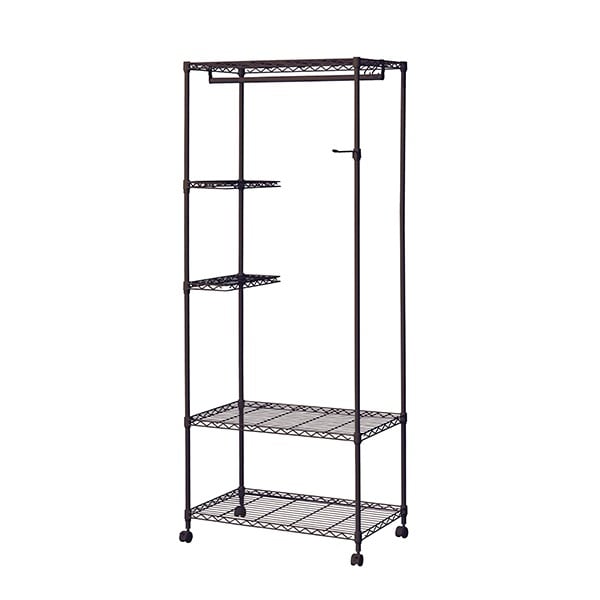 CMWR-75183 ブラウン [カラーメタル ワードローブ ラックタイプ] メーカー直送