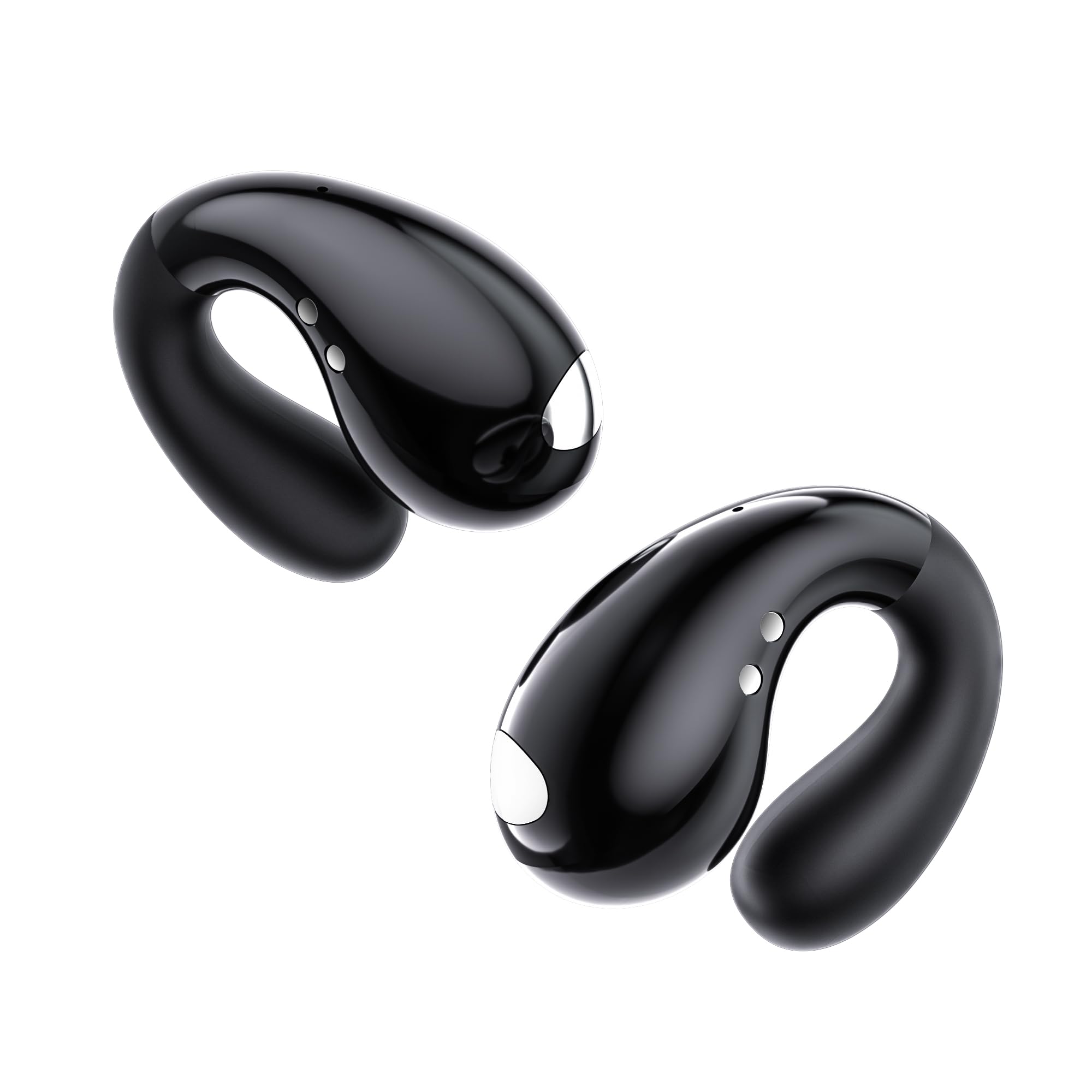 CoolJumper S19 【2025工芸風イヤーカフイヤホン·音質強化】オープンイヤー型ワイヤレスイヤホン Bluetooth 5.3 /耳挟み式/IPX7防水規格/ 最大36時間再生/ 急速充電