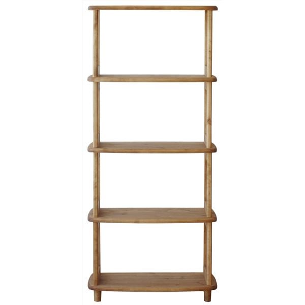 シェルフ 収納棚 約 幅60cm ナチュラル 木製 バーチ材 天然木 収納家具 オープンラック ロサ 組立品 45,100円