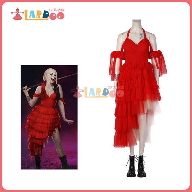 新タイプ追加 激安販売 ザ・スーサイド・スクワッド ハーレイ・クイン ドレス the suicide squad 2 harley quinn コスプレ衣装 コスチューム[4778]