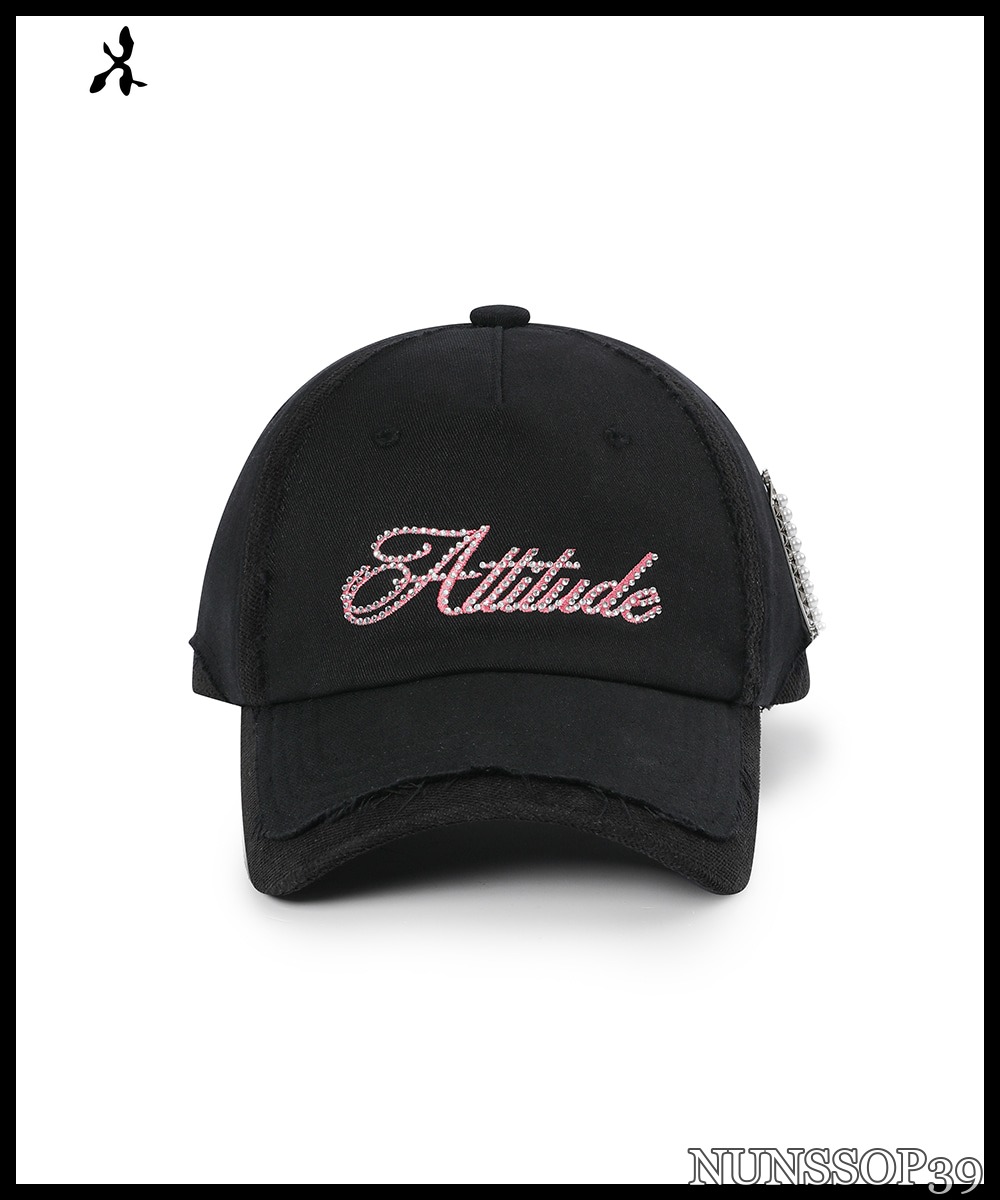 ANDAASH Double layered hair clip cap BLACK