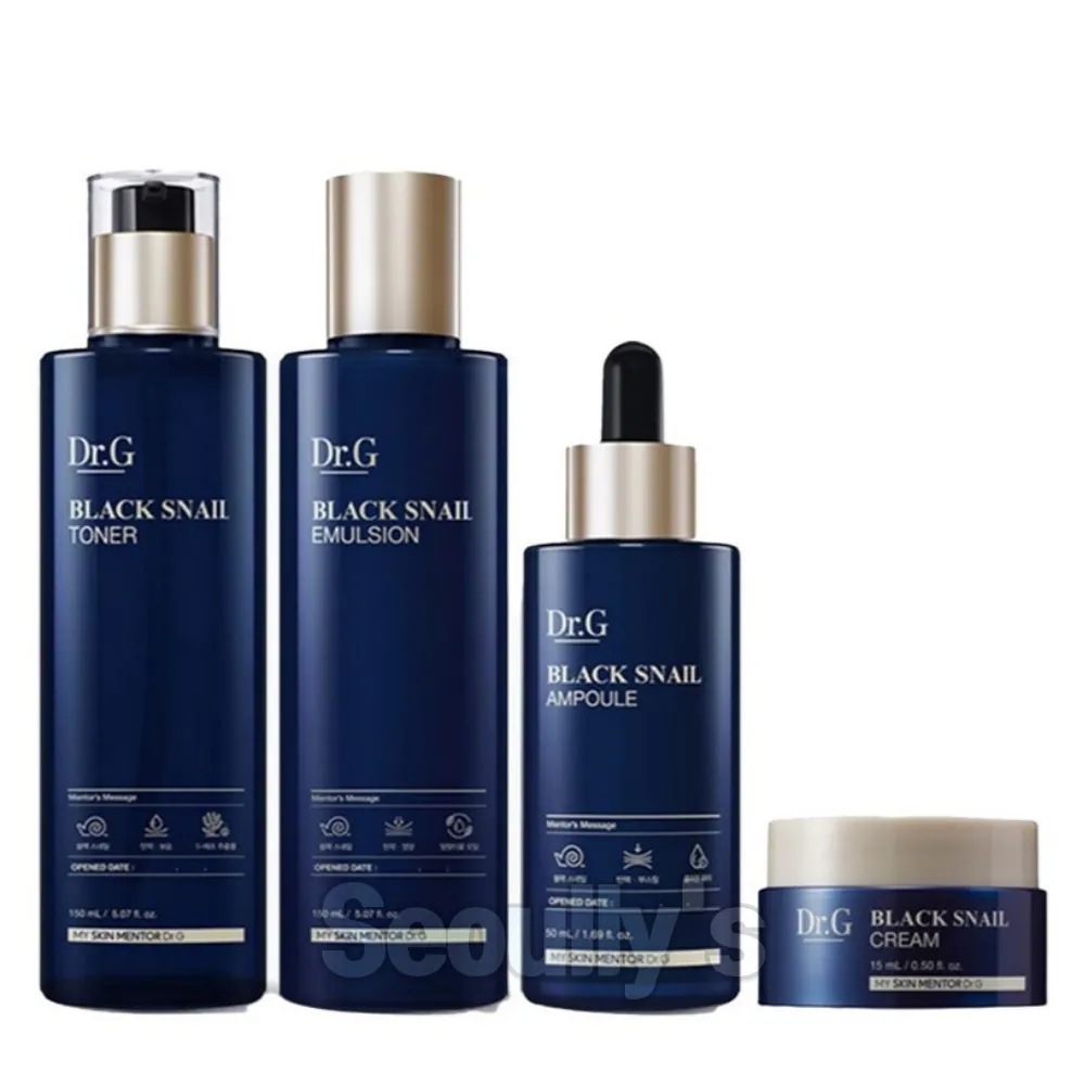 ブラックスネイル プレステージ セット (トナー + エマルジョン + アンプル + クリーム 15ml)