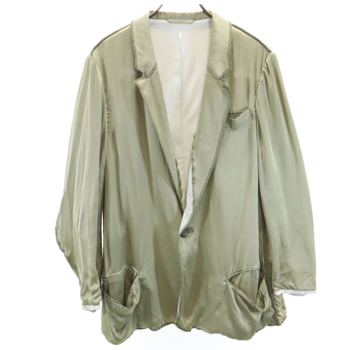 テーラードジャケット ゴールド メンズ 古着