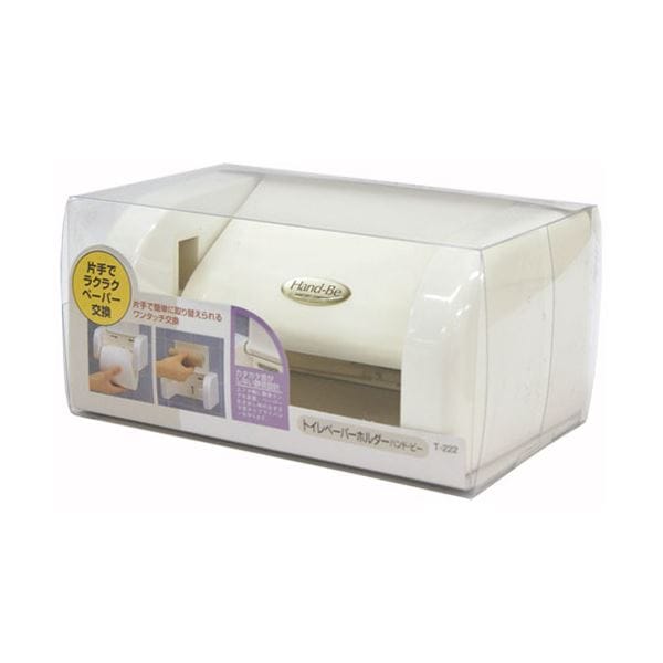 [5セット] 東和産業 ハンドビー トイレペーパーホルダー ホワイト T-222X5
