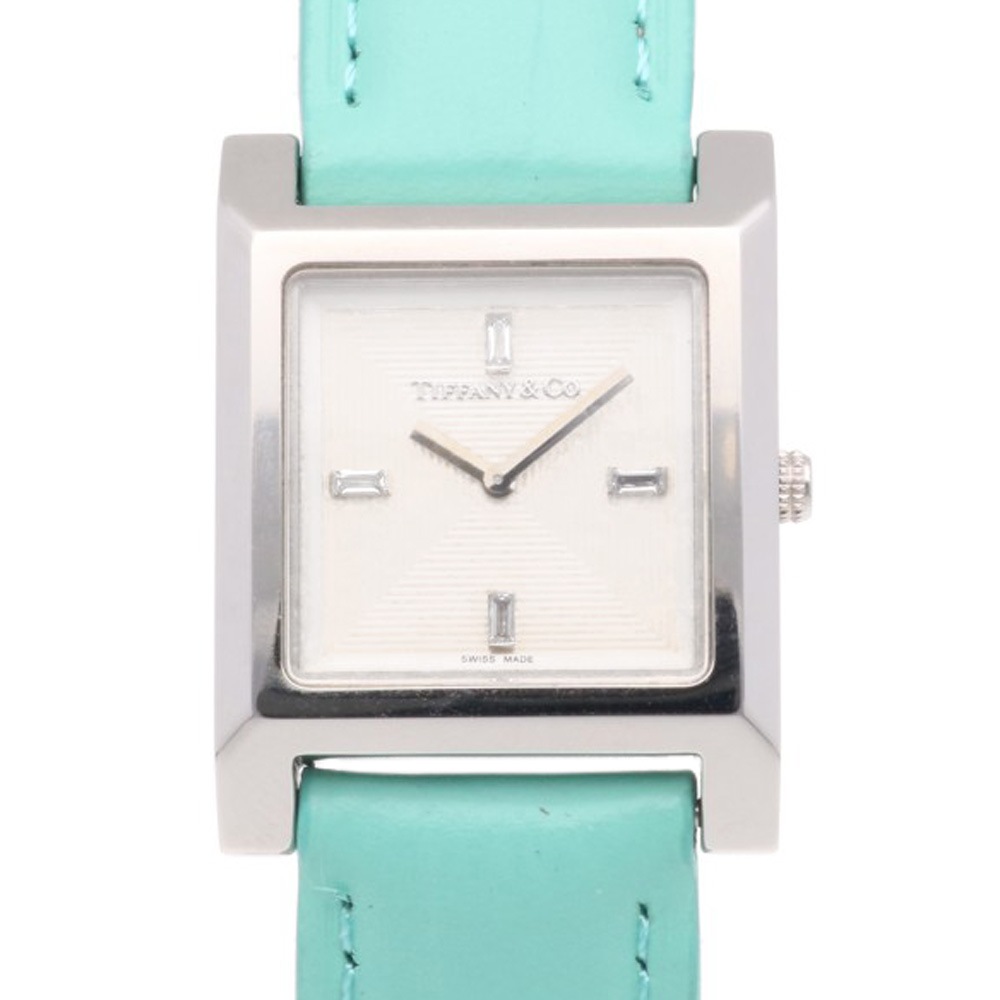 ティファニー メイカーズ 腕時計 ステンレススチール 1837 クオーツ 磨き直し済 1年保証 TIFFANY&Co. 中古 美品
