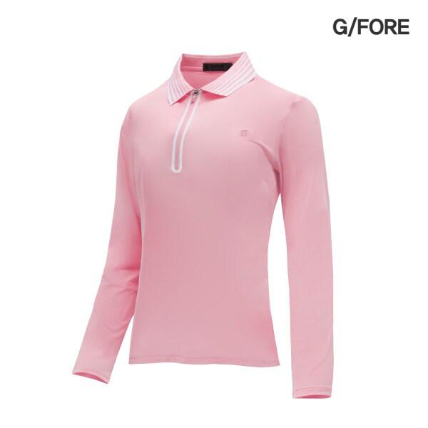 G FORE 女性 フェザーウェイト ジッパー ゴルフG4LS21K79_LILAC