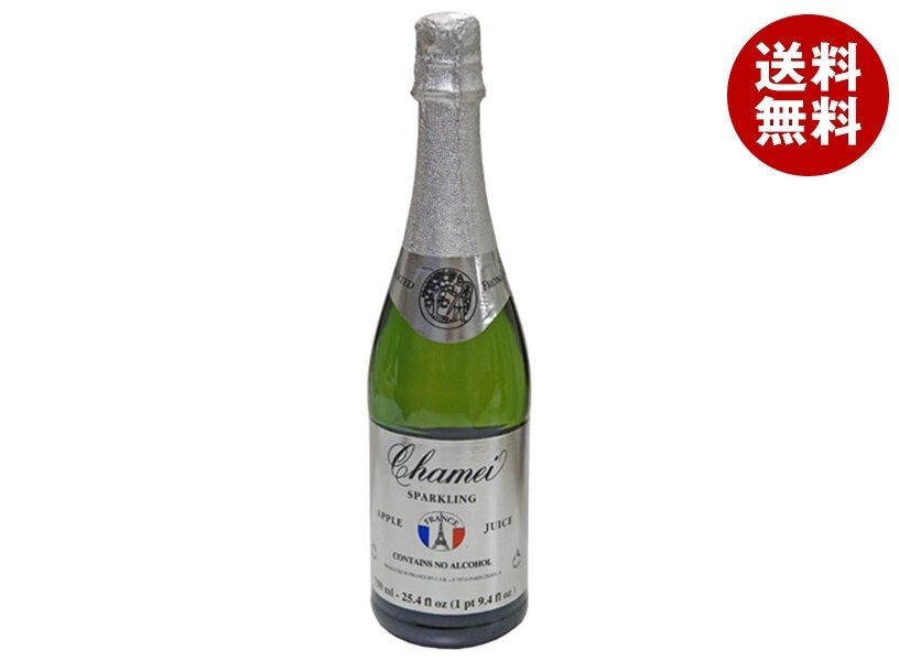 成城石井 シャメイ スパークリングアップルジュース 750ml瓶×12本入