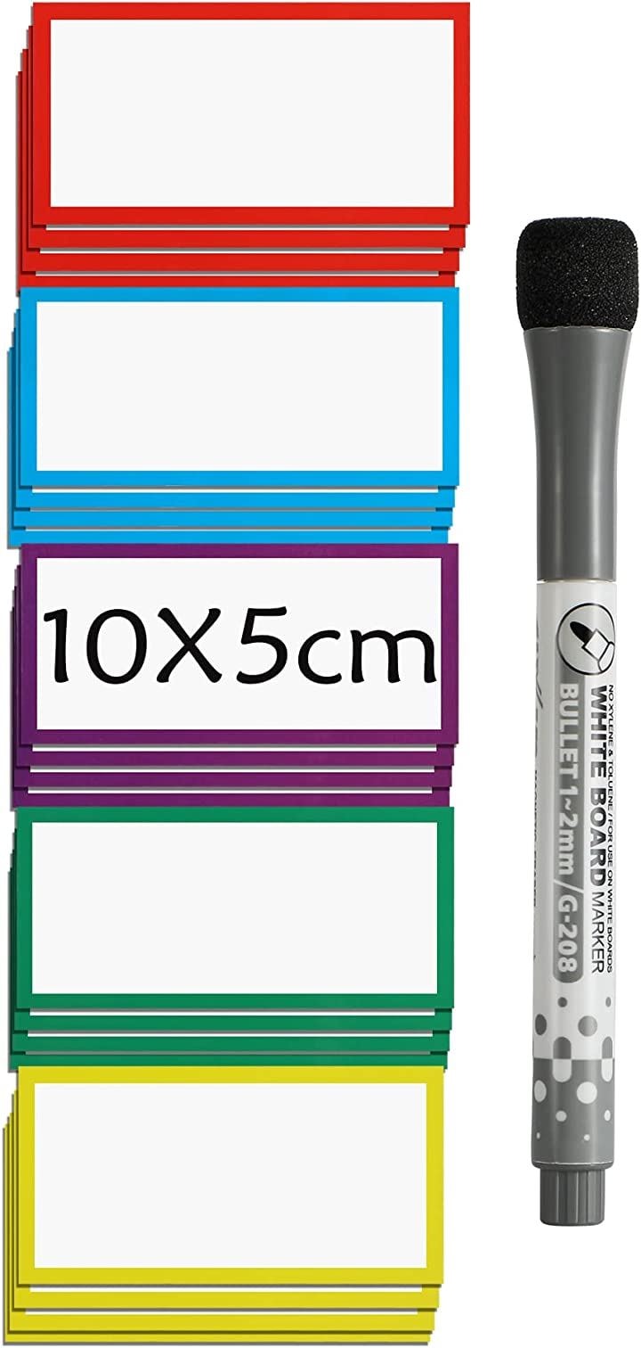 Qoo10] マグネットシート10x5cm 20枚入 : 文具
