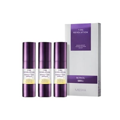ミシャ タイムレボリューション レチノール 4点セット MISSHA TIME