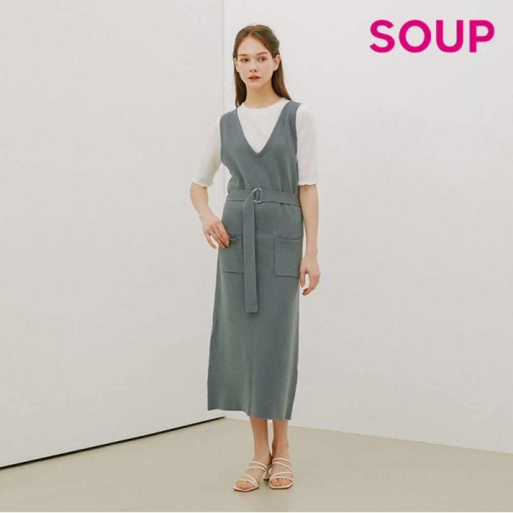 [フォレスト] オーバーオールニットワンピース（SY2OK80） 8,584円