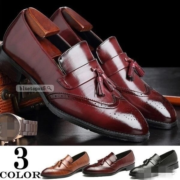 【1つ買うと1つ無料】ビジネスシューズ メンズ 靴 紳士靴 PU革靴 ビジネス靴 男性 おしゃれ 通気 通勤 歩きやすい10