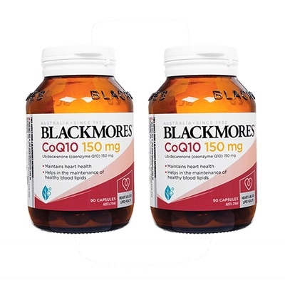 CoQ10 150mg 90錠 2本 ブラックモアズ コエンザイムQ10 Blackmores 海外発送 日時指定不可 国際郵便発送