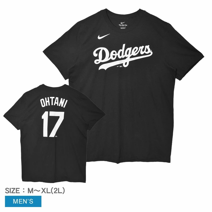 大谷翔平 選手 ウェア トップス カットソー クルーネック ブランド ユニフォーム 背番号 野球 チームロゴ LAD グラフィック半袖Tシャツ メンズ N199-00A-L 試合 応援 ファン 10,701円