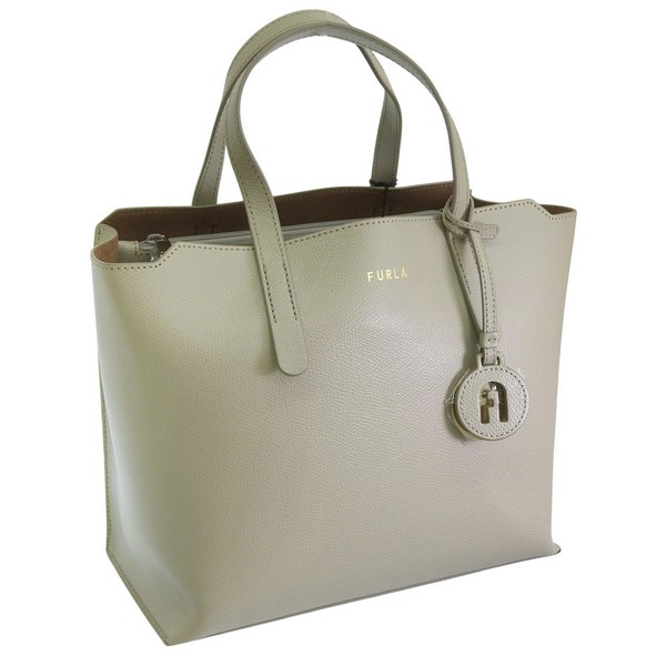 フルラ バッグ レディース トートバッグ アウトレット レザー グレー リンダ LINDA S TOTE 25 WB01056ARE000M7Y00 FURLA