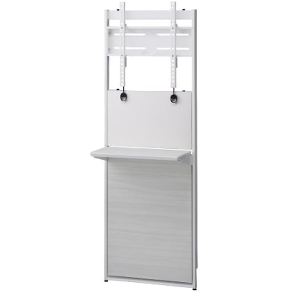 EW-74W ホワイト [壁面スタンド(65V型対応)] メーカー直送