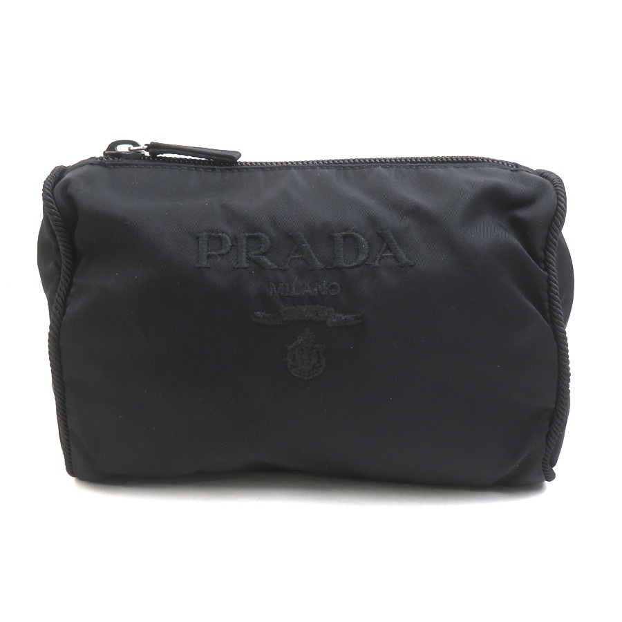 プラダ PRADA ポーチ ナイロン ブラック レディース 1N0868 h32008k