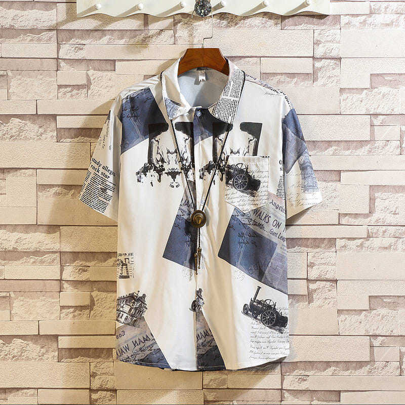 【20点セット】【無料】シャツ メンズ カジュアルシャツ メンズシャツ 半袖シャツ 夏服 高級な質感 夏 スリムシャツ 涼しい トップス ファッション