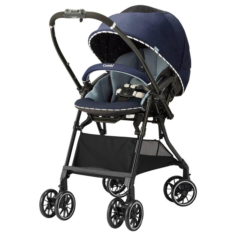 COMBI コンビ CWL スゴカルα 4キャス Light エッグショック HS ベビーカー ネイビー LEGHS520 NB