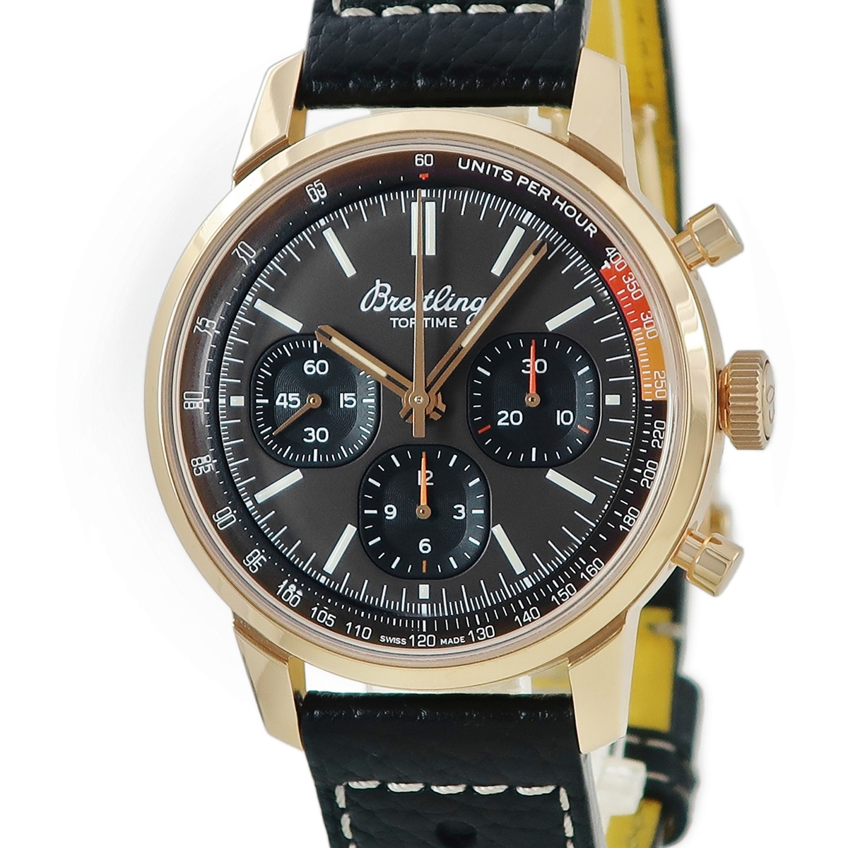 トップタイム B01 RB01761A1Q1X1 RB0176 自動巻き メンズ K18RG無垢 クロノグラフ ブラウン 限定 3年保証