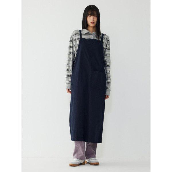 バックディテールレイヤードワンピース_ネイビー 9176141971