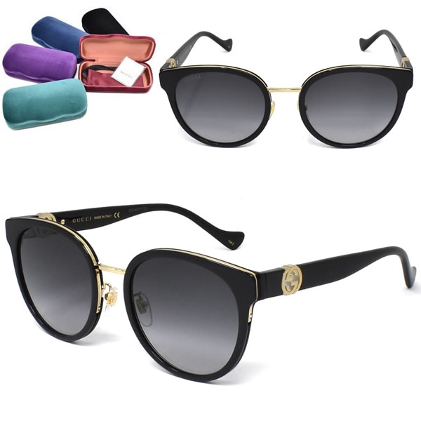 サングラス GG1027SK-006 アジアンフィット メンズ レディース ユニセックス ブラック グレーグラデーション