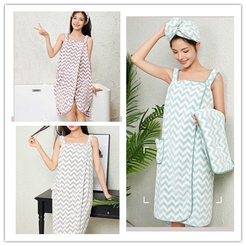 4点セット 着るバスタオル 美品 ワンピース 湯上りタオル バスタオル パジャマ ルームウエア ローブ レ