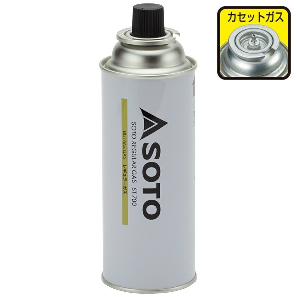 新富士バーナー　SOTO（ソト）　ガスボンベ　レギュラーガス　ST-7001　250g　3本パック×16セット（48本）【取り寄せ商品・即納不可・代引き不可・返品不可】