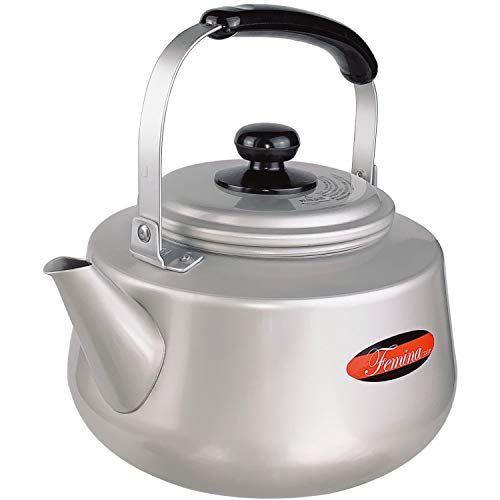 北陸アルミ ケットル 5L [ガス火専用] 軽量 フェミナ アルマイト加工