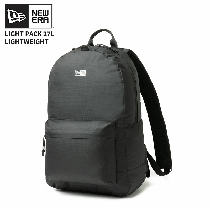 ニューエラ 軽量リュック バックパック NEW ERA ライトパック 27L ライトウェイト ブラック 黒 デイバッグ 14521329