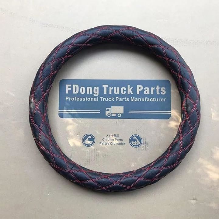 互換品いすゞ フソー UD 日野 トラック ハンドルカバー ステアリングカバー トラックハンドルカバートラック用品 軽トラ 大型 ダンプ バス エナメル(ダークレッド, 45cm)