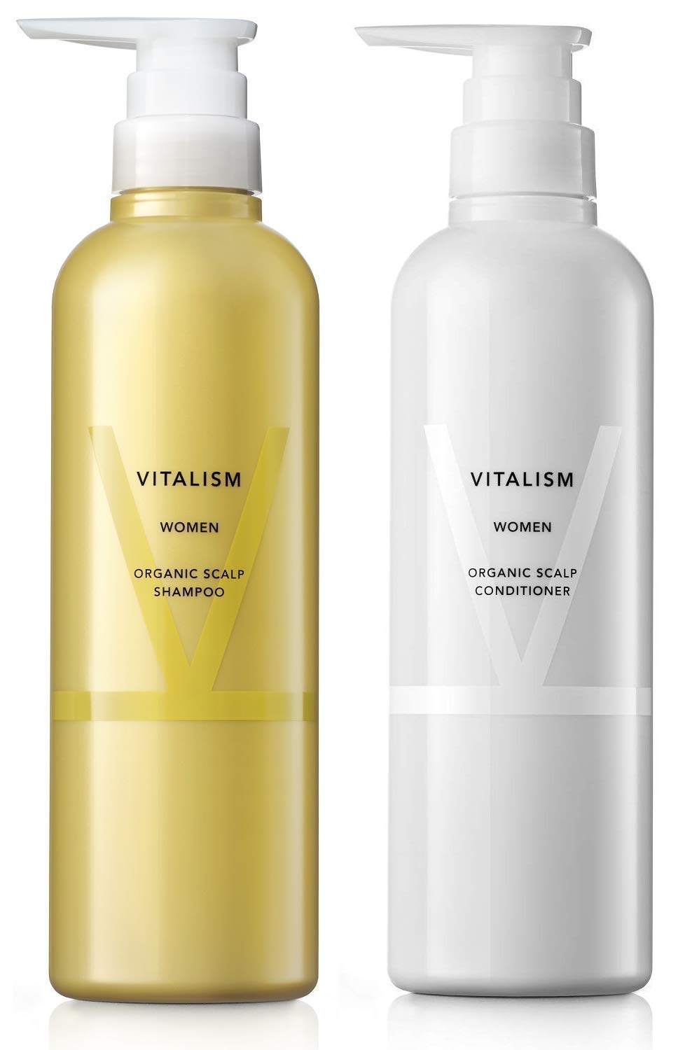 バイタリズム(VITALISM) スカルプケア シャンプー&コンディショナー セット for WOMEN (女性用) 各500ml 大容量 ポンプ式 (リニューアル版)