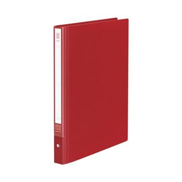 （まとめ）コクヨ クリヤーブック（NEOS） 替紙式 A4タテ 30穴 10ポケット付属 背幅2740mm カーマインレッドラ-NE720R 1冊(×10セット) 10,066円