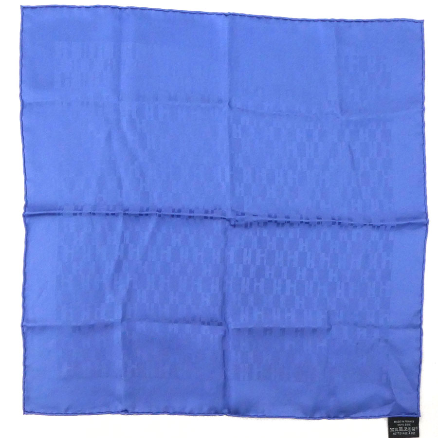 エルメス HERMES スカーフ プチカレ シルク ブルー レディース e60138a