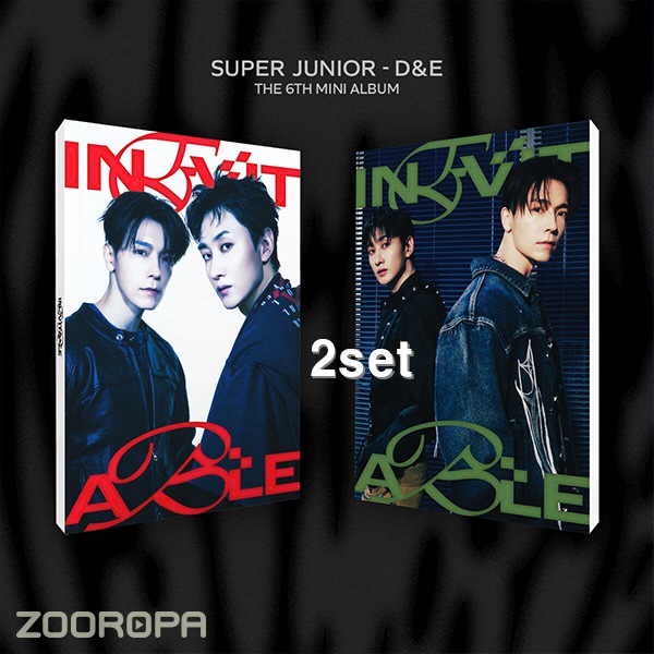 [2종세트] 슈퍼주니어 SUPER JUNIOR D&E INEVITABLE 6집 미니앨범